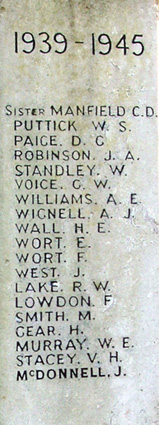 Ash War Memorial